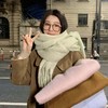 冬季纯色加厚马海毛围巾女高级感秋冬款围脖百搭爆款保暖女生披肩新款爆款小红书同款 商品缩略图0