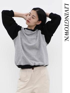 LIVINGTOWN/LT插肩袖圆领卫衣