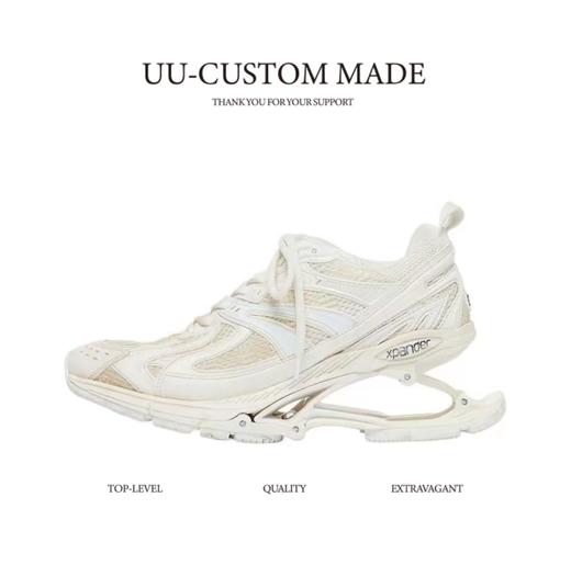 Balenciaga巴黎世家 X-Pander 网布 悬浮鞋跟 耐磨透气 低帮 运动休闲鞋（HC） 商品图0