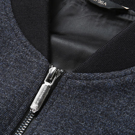 【新款DWP】大依优型大码棒球领夹克外套加肥加大肥佬休闲商务上衣男士胖子弹力 商品图4