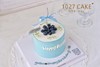 1027CAKE |  蓝莓丝带装饰蛋糕   韩式ins 商品缩略图1