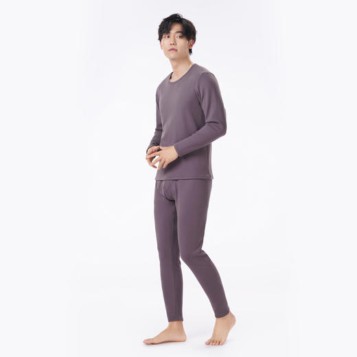 都市丽人都市锋尚保暖衣强暖套装玻尿酸复合超柔绒厚男士保暖衣套装FWT2A1 商品图2