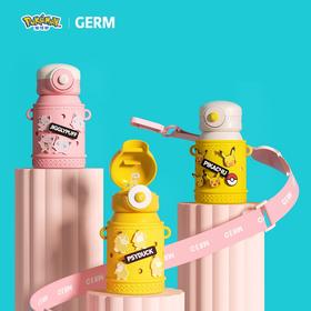 【自营】 格沵GERM 宝可梦系列保温杯 一杯双盖 316L不锈钢 500ml 胖丁/可达鸭