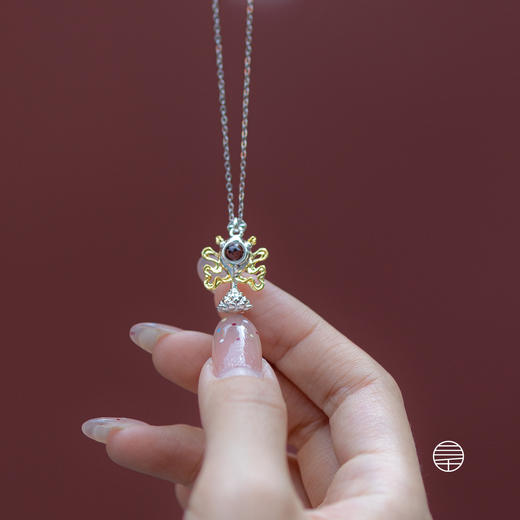 黄财神投影海螺吊坠项链 |万物叁仟 商品图7