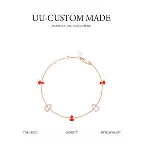 Qeelin麒麟Wulu系列MiniSautoir钻珐琅手链女链（XTY）