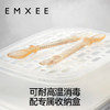 【辅食餐具】嫚熙刮泥勺婴儿三合一吃水果泥勺工具双头喂养勺宝宝硅胶辅食勺子 商品缩略图4