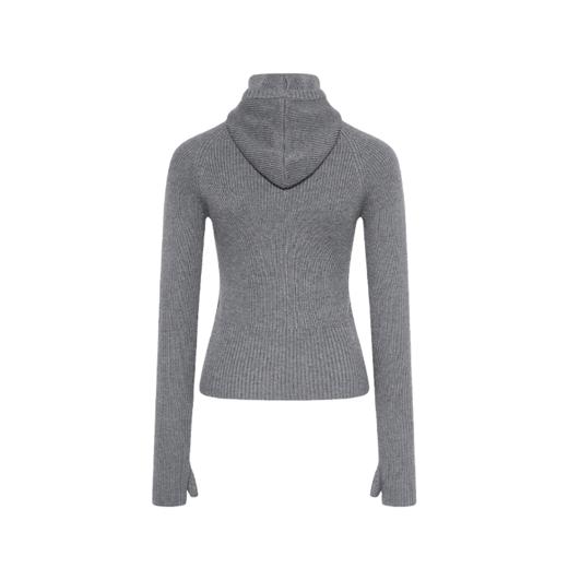 NUTH 连帽针织上衣修身显瘦长袖针织衫女 商品图4