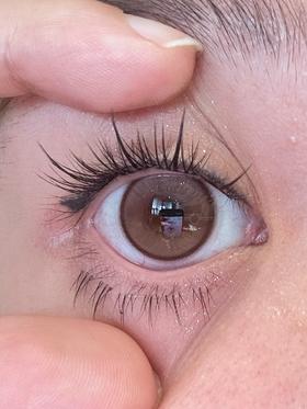 flower color半年抛美瞳 杏子茶棕 14.2mm