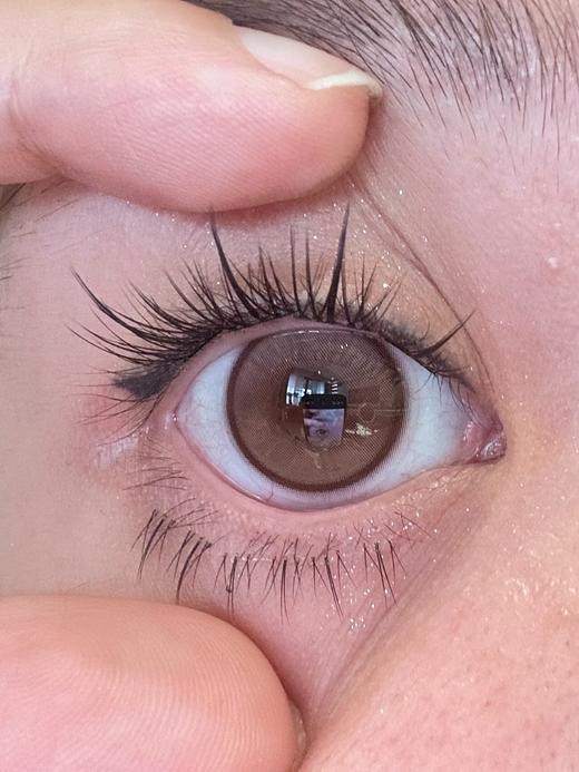 flower color半年抛美瞳 杏子茶棕 14.2mm 商品图0