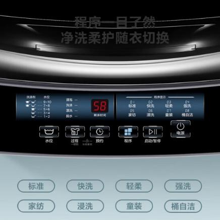 小天鹅(LittleSwan)（252166）TB100Q280E 波轮洗衣机 10公斤大容量 全新免清洗 水电双宽 波轮全自动 商品图2