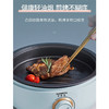 【多样屋专柜】多样屋多功能蓝色电火锅24cm （带火锅盘+煎烤盘）无烟铁板烧烤机烤盘不沾煎锅 商品缩略图3