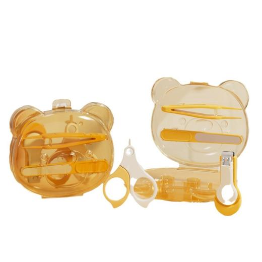 【萌趣小熊指甲剪4件套】卡通婴儿指甲剪套装新生儿专用宝宝剪刀安全指甲钳神器儿童用品 商品图4