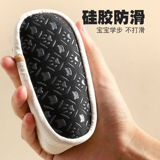 【卡通软底防滑隔凉学步鞋】宝宝地板鞋春秋季卡通魔术贴袜套儿童室内居家 商品图1