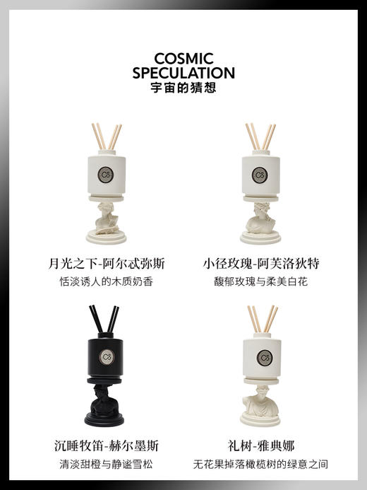 COSMIC SPECULATION 宇宙的猜想无火扩香带烛台 商品图1