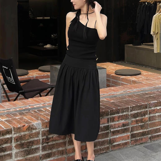 【顺丰包邮】33541 洛诗琳高货橡筋腰短半裙2024新款韩版设计感伞裙237 商品图1