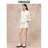 VIMAGE纬漫纪秋季新款时尚拉链宽松休闲外套V2203839 商品缩略图3