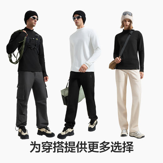 【毛爸】Supield云感热力绒半高领打底衫户外运动保暖上衣长袖T恤5420 商品图2