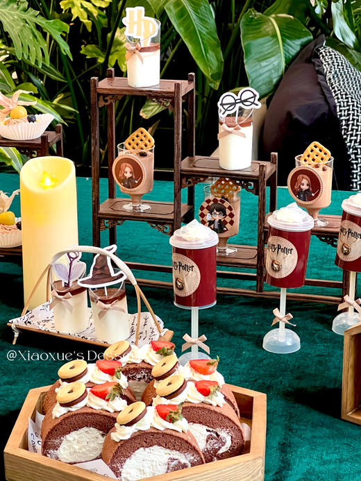 哈利波特读书会主题甜品台 商品图0