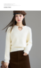 🥰🥰🥰【仿貂绒链条设计感显瘦针织上衣】😉1、仿貂绒材质柔软细腻，触感舒适🌸，给人温暖感 🌈~2、链条设计💨💨：为上衣增添了独特的时尚感和 商品缩略图5