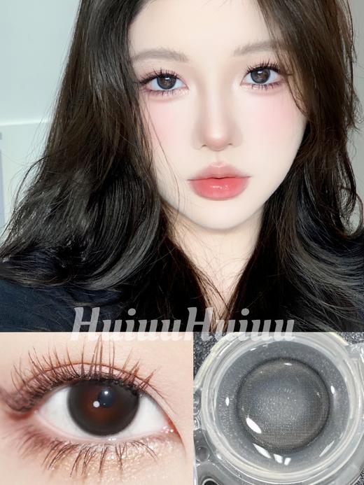 『日抛小直径』YUKICON-气泡黑-14.0mm【日抛 0-800度 无525/575】 商品图0