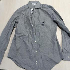 瑕疵Calvin Klein/CK 男士修身抗皱排汗弹力休闲商务长袖衬衫