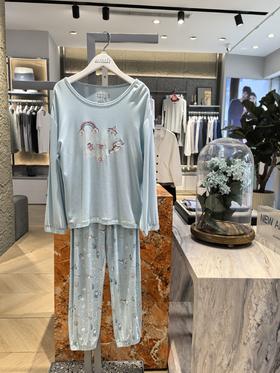 【印花莫代尔】SCHIESSER德国舒雅女童莫代尔印花长袖长裤套装3F/20271H