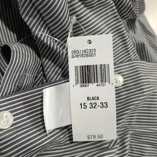 瑕疵Calvin Klein/CK 男士修身抗皱排汗弹力休闲商务长袖衬衫 商品图2