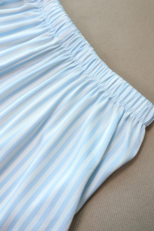 治愈条纹天丝睡衣 商品图4