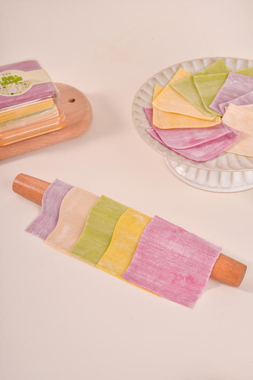 食麦香五色果蔬馄饨皮 商品图4