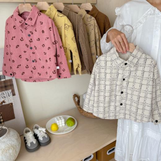 🌈【佑族儿童秋冬新款森系复古开衫衬衣】巨巨巨好看的✌️✌️✌️复古儿童👶开衫衬衣来了，👍单穿外搭都非常好看👍 商品图1