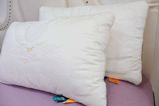 👍👍👍爆款推荐，超有料的美肤枕🌟【玛万生活蚕丝美肤枕】😍吹爆你的睡眠体验！🛌 ✅ᵕ̈ 莱赛尔纤维天丝面料，🌈🌈尽显轻奢 ✅ᵕ̈ 甄选中长蚕丝填充 商品图1