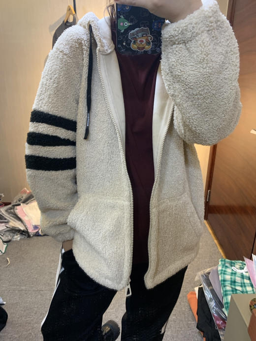 针丝缘2024冬新品柔软保暖显瘦泰迪外套4116 商品图5