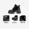 千百度厚底增高马丁靴女款冬季漆皮时尚显瘦洋气小短靴A24583333 商品缩略图3