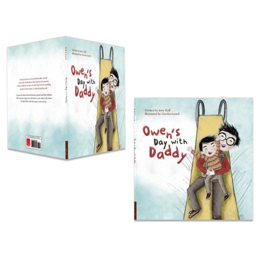 Qwen's day with daddy 原版英文儿童绘本 商品图0