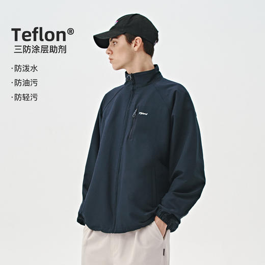 714street山系户外防水立领夹克男女新款防风登山服宽松加绒外套 商品图0