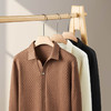 【新款DDP】大依优型大码V领长袖卫衣翻领男装加肥加大体恤大号上衣胖子弹力休闲商务 商品缩略图6