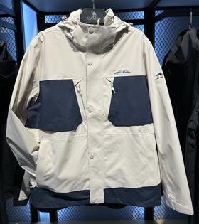 骆驼户外单冲春秋防风防水登山服单层冲锋衣