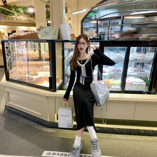 【159元任选2件】最后一波现货！披肩长袖连衣裙 商品图2