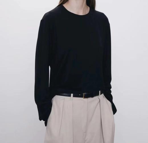 自留推荐  ROW新款圆领长袖T恤  加厚匹马棉 男女同款 商品图2