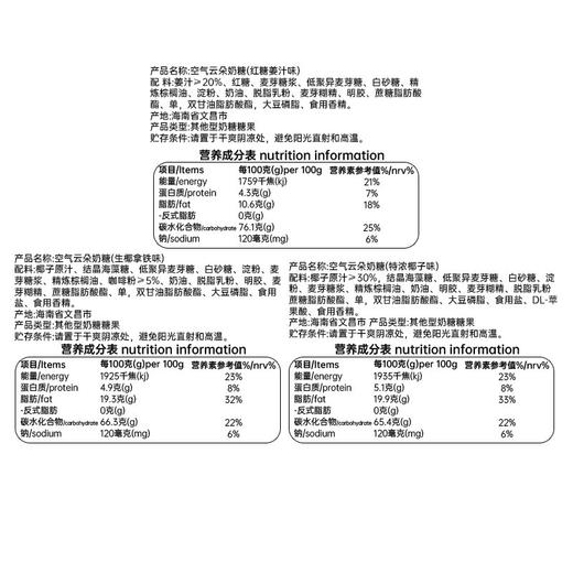 空气云朵奶糖28g*2 软糖糖果 两种口味【49元任选7件 会员专享】 商品图2