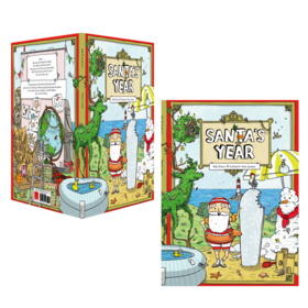 Santa's Year 适合5岁+探索世界有趣图画英文绘本
