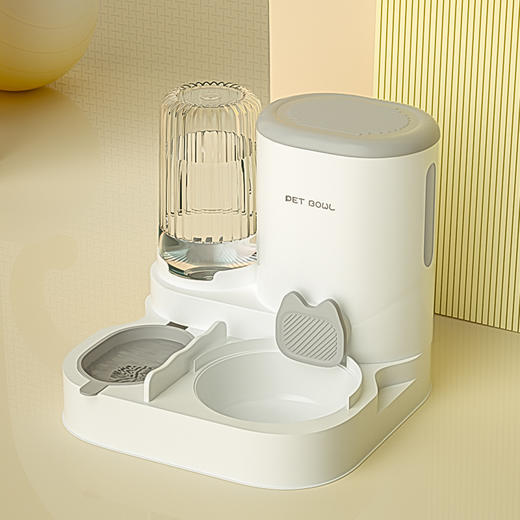 【爱宠的治愈食碗，养宠，从吃喝开始】宠物自动喂食器 猫咪饮水机猫碗猫食盆 饮水喂食一体投食器猫狗用品-QQ 商品图9