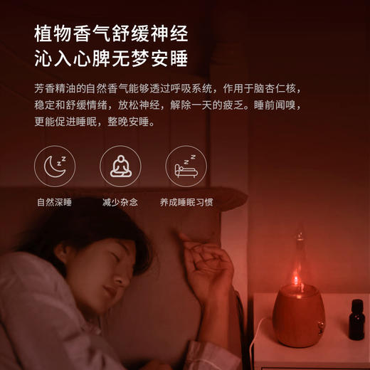 洄 负离子实木扩香仪 | 椭型冷香仪 玻璃瓶 无须加水加热 精油雾化 扩香范围广  负离子空气净化【自营】 商品图2