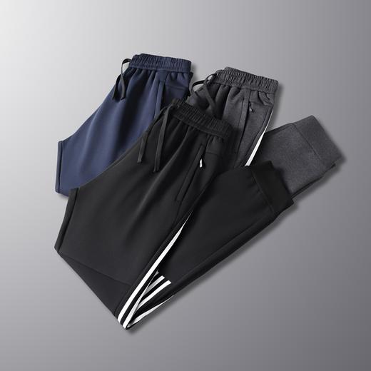 【空气棉】【新款DSF】大依优型大码松紧腰束脚休闲运动裤卫裤休闲裤加肥加大运动长裤胖子裤子 商品图2