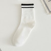 【棉条纹男中筒袜长袜】袜子男中筒袜长袜棉条纹秋冬男士吸汗休闲运动袜纯色 商品缩略图5