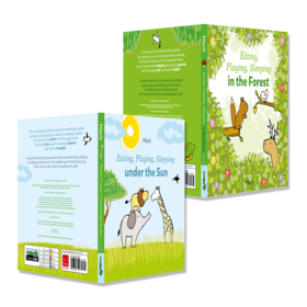 Mack 新作品Eating, Playing，sleeping原版英文儿童绘本