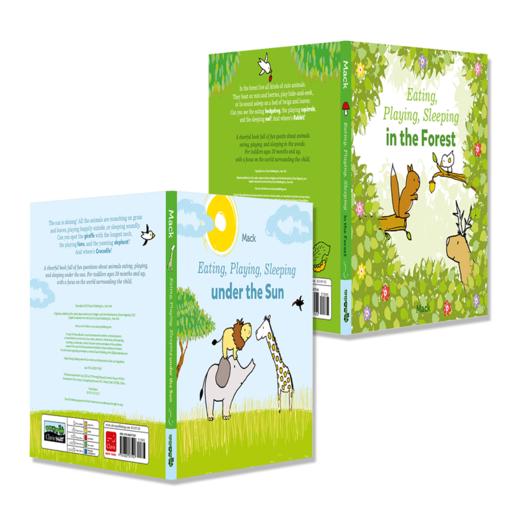 Mack 新作品Eating, Playing，sleeping原版英文儿童绘本 商品图0