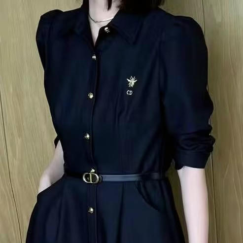 漆黑色连衣裙 HJ3S77 商品图2