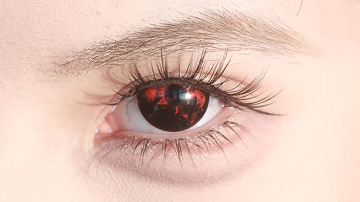 paprikacon 寄生暗鸦 日抛 2片 14.5mm 参考着色14.0 基弧8.5 含水40% 新锐国货 商品图2