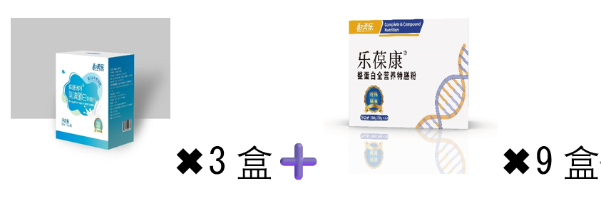 3盒威普瑞特+9盒乐葆康（原价8折，日费用62元）